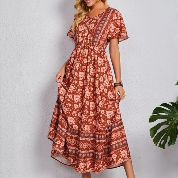 Dresses & Skirts - Emory Rose Allover Floral Print Dress